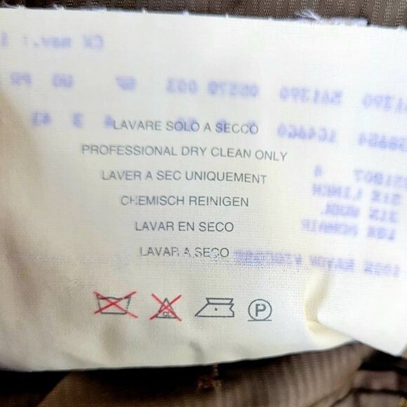 ERMENEGILDO ZEGNA SOFT Tan Linen Wool Mohair Blend 3 Button Blazer 50R - Picture 10 of 10